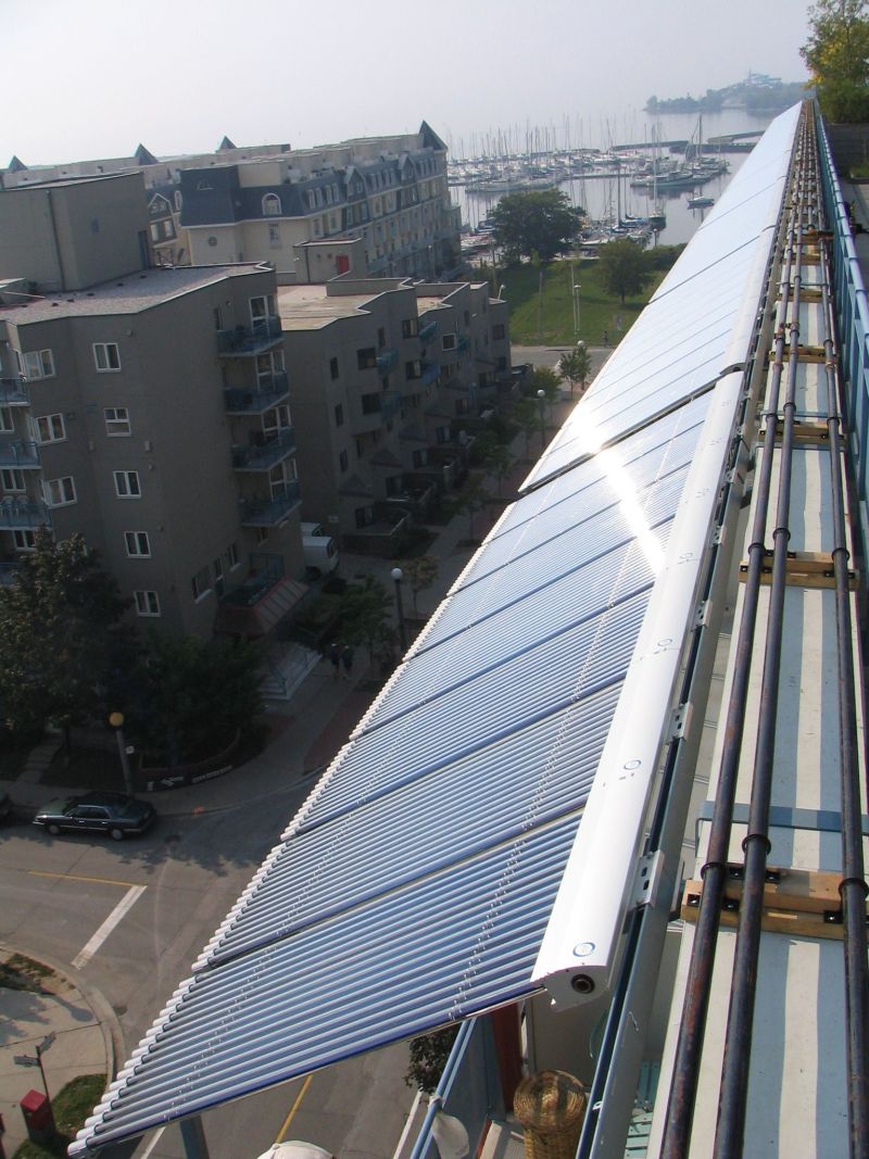 Vacuum tube solar panels in Toronto