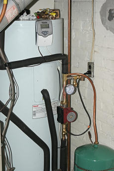 tank Behind the scenes in the utility room