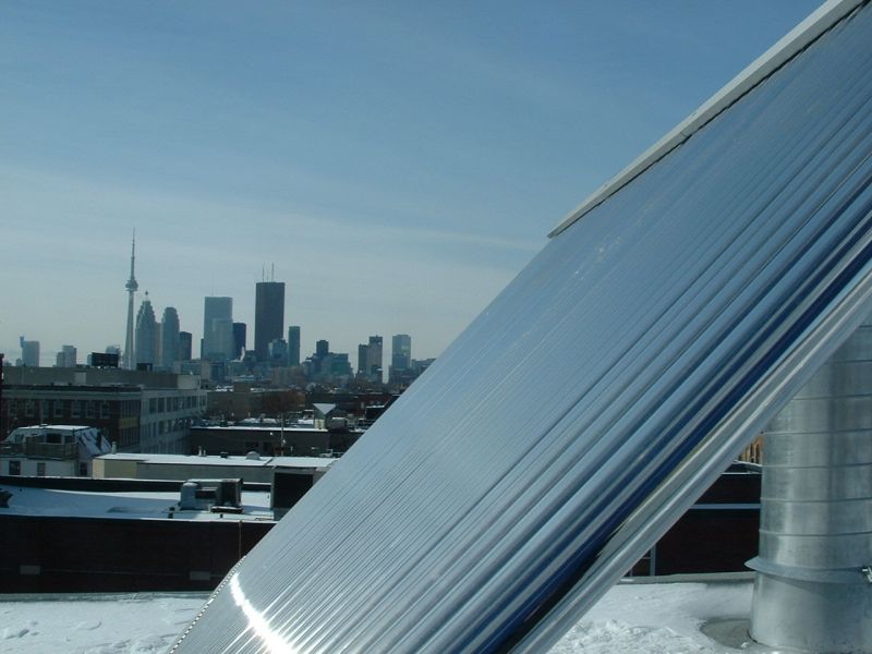 Solar panels in Toronto